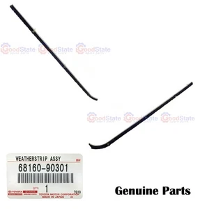 Genuine Toyota LandCruiser HJ45 FJ45 FJ43 Front Inner Door Belt Weatherstrip Set - Picture 1 of 5