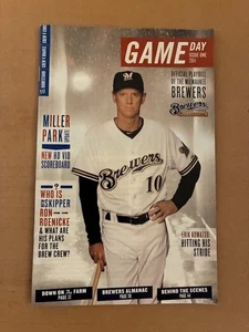 Milwaukee Brewers Game Day 2011 Issue 1 Manager Ron Roenicke Cover - Picture 1 of 3