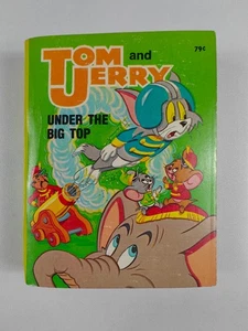 Vintage Big Little Book Tom and Jerry Under The Big Top Whitman 5787-2 Excellent - Foto 1 di 5
