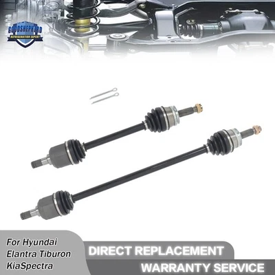Conjunto de eje CV delantero izquierdo + derecho para Hyundai Elantra Kia Spectra 04-08 Foto 1 de 4