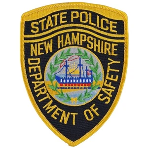 NEW HAMPSHIRE State Police Dept Safety Shoulder Patch Badge Cloth 14 cms USA New - Picture 1 of 8