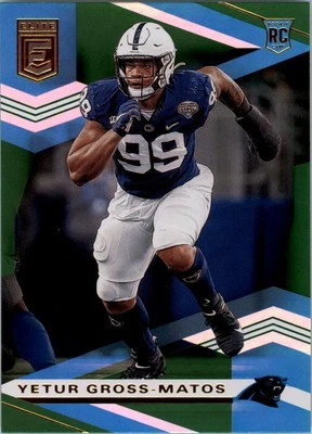 2020 Elite Green #144 Yetur Gross-Matos - FB - Image 1 of 2