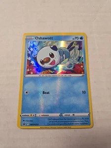 Pokemon Oshawott SWSH222 Holo Black Star Promo TCG 2022 ENG Card Sword Shield - Picture 1 of 2