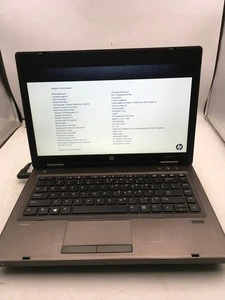 HP PROBOOK 6475B - BOOTS TO BIOS/ADMIN LOCK - AMD A4 4300M - 4GB RAM - READ - BB - Picture 1 of 9