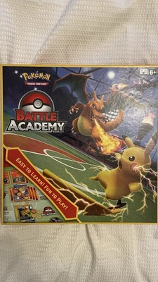 Pokemon Battle Academy Board Game with 180 Cards Charizard, Mewtwo, Pikachu - Image 1 of 3
