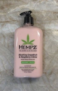 Hempz Blushing Grapefruit & Rasberry Creme Herbal Body Moisturizer Lotion 17 oz - Picture 1 of 2