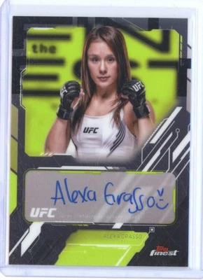 2025 ALEXA GRASSO TOPPS FINEST UFC THE FINEST BASE AUTOGRAPH AUTO!! - Image 1 of 2