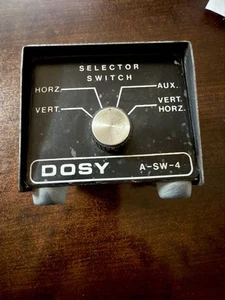 DOSY SW-4 4-POSITION ANTENNA SELECTOR SWITCH - HANDLES UP TO 1000W (A-SW-4, SW4) - Afbeelding 1 van 6