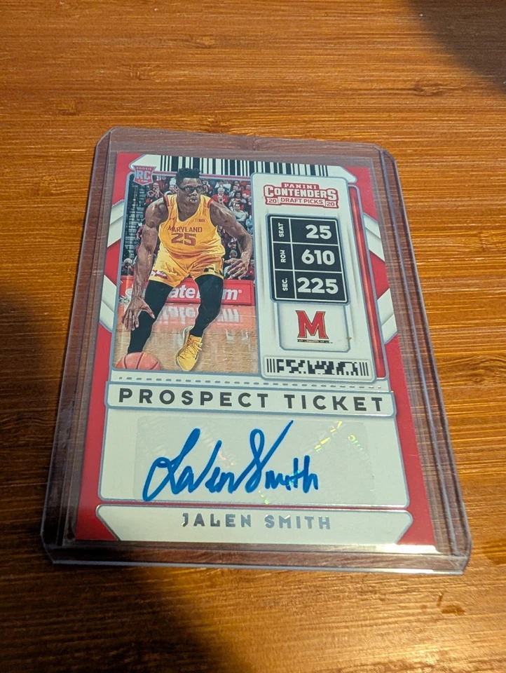 2020  Contenders Draft Prospect Ticket Jalen Smith Rookie Auto 🔥 Bulls Pacers - Image 1 of 1