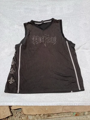 Camiseta a rayas sin dormir vintage años 90/Y2K No Fear’s Foto 1 de 3