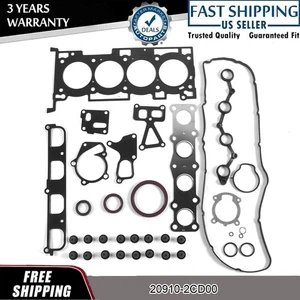 G4KF Engine Overhaul Gasket Kit for 2012-2020 Hyundai Sonata Kia Optima 2.0 DOHC - Foto 1 di 16