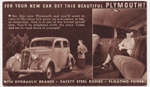 MOTORES AUTOMOTRICES PLYMOUTH MILLSTRAND PUBLICADOS 1935 A JERRY JOKERST, ST LUIS - Imagen 1 de 2