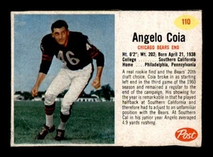 1962 Post #110 Angelo Coia SP VG X3401775 - Picture 1 of 3