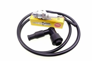 Zündkerzenstecker + Zündkabel + Zündkerze für Malaguti F10 F12 F15 Phantom - Bild 1 von 1