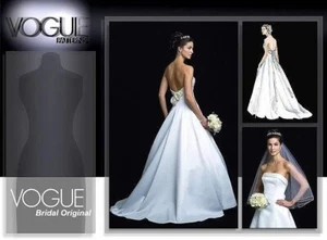 Vogue Schnittmuster V2803 Brautkleid Kleid Misses Größe 12-16 - Bild 1 von 3