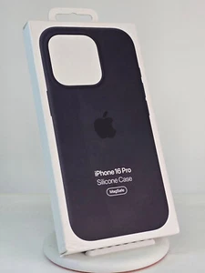 Genuine Apple iPhone 16 Pro Silicone Case w/MagSafe - Black - Open-Box - Picture 1 of 6