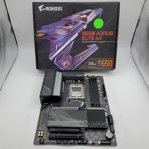 GIGABYTE B650 AORUS ELITE AX AM5 ATX AMD Motherboard -NOT WORKING- - Bild 1 von 6