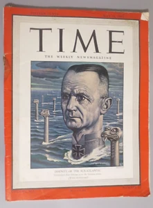 TIME MAGAZINE DOENITZ OF THE SUB ATLANTIC GERMAN MAY 10, 1943 - Picture 1 of 9