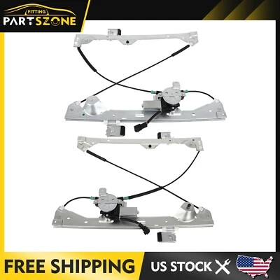 Par de regulador de janela traseira com motor elétrico para Cadillac Escalade ESV 2007-14 - Imagem 1 de 4