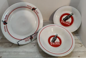 Vintage COCA-COLA ~ 12 PIECE Dinnerware Set By Gibson ~ Service For 4 ~ Ceramic - Picture 1 of 12