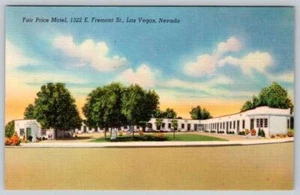 POSTAL DE LINO VINTAGE MOTEL LAS VEGAS NEVADA PRECIO JUSTO AÑOS 40-50 - Imagen 1 de 2