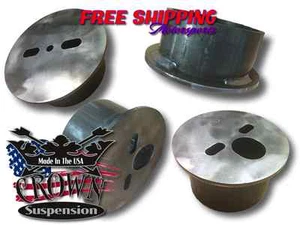 Crown Suspension 1982-2004 S10 Air Ride Airride Front Cups Set Universal Air Bag - Picture 1 of 1
