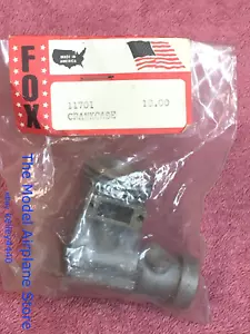 NIP Fox 15 Schnuerle Gas Model Airplane Engine Crankcase # 11701 - Picture 1 of 6