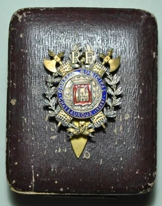 Insigne de fonction - CHÂTEAUROUX conseil municipal d=40,5x65 mm avec sa boîte - Bild 1 von 3
