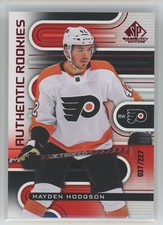 Hayden Hodgson 2022-23 Upper Deck SP Game Used Red Authentic Rookie /227 RC #201