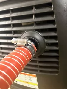 GenExhaust für Honda EU2000i / EU1000i 1" Silikon Auspuffverlängerung (1 Fuß) - Bild 1 von 7
