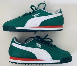 PUMA Kids' Roma Basic Jr Chukka Verdant Green Puma-White Sz 4 - Bild 1 von 9