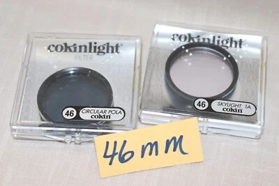 New 2Pc Cokin 46mm Circular Polarizer & Skylight 1B FILTERs France CIRPL/Sky 1B - Image 1 of 4