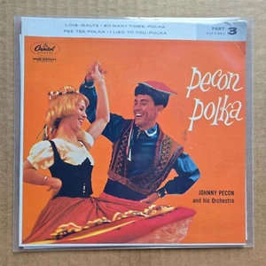 PECON POLKA Part 3 Johnny Pecon 45 7" Vinyl Record EAP 3-883 - Picture 1 of 4