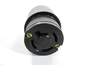NEW HUBBELL TWIST-LOCK 20A 250V 10A 600VAC PLUG - Picture 1 of 3