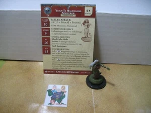 =Dungeons and Dragons WAR THE DRAGON QUEEN Yuan-Ti Halfblood Hechicerer 60/60 wc= - Imagen 1 de 1