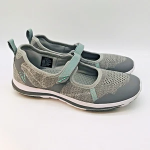 L.L. Bean Back Cove Mary Jane Sneaker Women's 7.5M Gray Hiking Sport Flats Shoe - Picture 1 of 11