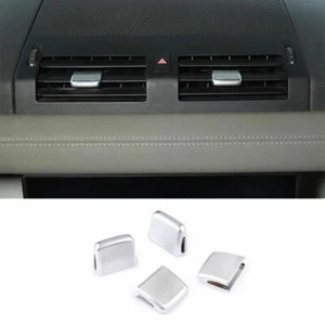 For Defender 110 2020-2022 ABS Silver Central Console Air Conditioner Lever trim - Picture 1 of 11