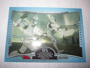 STAR WARS CLONE WARS 2004 TOPPS CHASE CARD 3-D 3D SUBSET N° B5 MINT - Picture 1 of 1