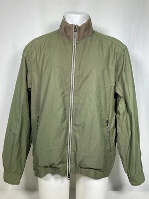 Tommy Bahama Island Lifestyle Verde Cremallera Completa Chaqueta Bomber Para Hombre XL Foto 1 de 4
