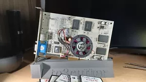 Vintage Soltek White Rare Geforce4 MX440, 64mb DDR, AGP, Rare Retro PC - Picture 1 of 11