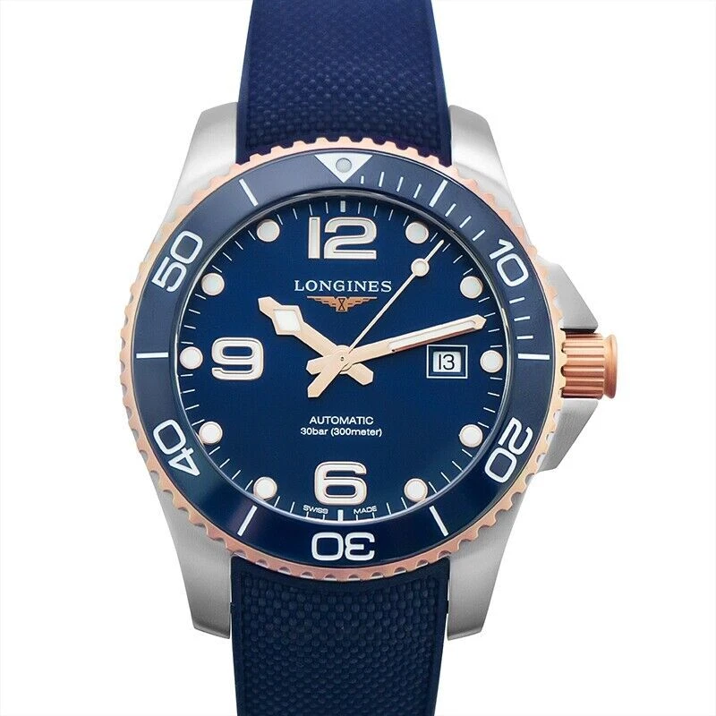 Longines HydroConquest Blue Men's Watch - L3.782.3.98.9