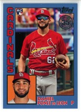 2019 Topps Series 2 1984 Topps Retro Rookies Blue #DP D. Ponce de Leon (Cards)