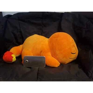 Official Large sleeping Charmander plush + Free Pokemon stickers! - Picture 1 of 5