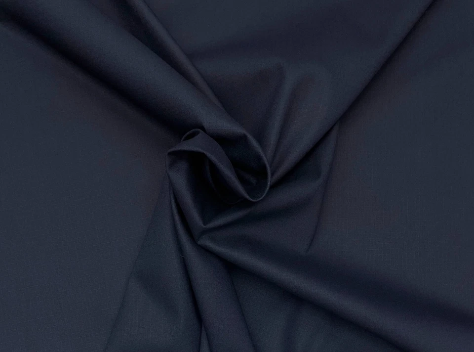 DARK NAVY BLUE NY/CO RIPSTOP Military Spec Apparel DWR FABRIC BY THE YARD 61"W - Image 1 of 4