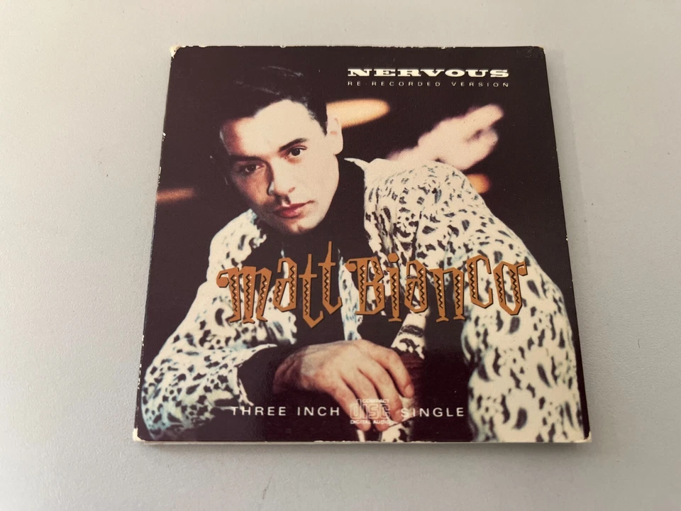 Matt Bianco – Nervous (Re-Recorded Version) - 3" Mini CD Single © 1989 - Bild 1 von 2