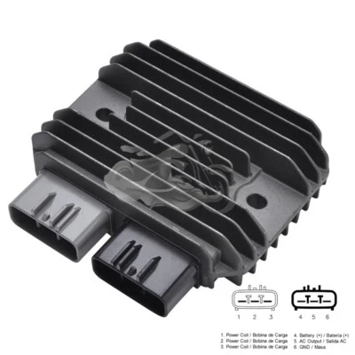 Подходит для Kawasaki NINJA ZX-6R ZX6R 09-14 регулятор напряжения выпрямитель ZX10R 08-14 - Изображение 1 из 4