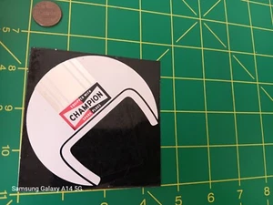 Adesivo/decalcomania VINTAGE FOIL CHAMPION ORIGINALE vecchio stock - Foto 1 di 2