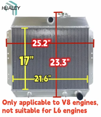 Radiador de aluminio de 3 filas para Chevrolet Styleline Deluxe Fleetline Bel Air 1949-1954 Foto 1 de 4
