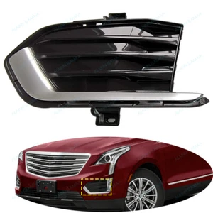 Front Bumper Fog Light Cover Grille t Fit For Cadillac XT5 2016-2020,Left - Picture 1 of 5