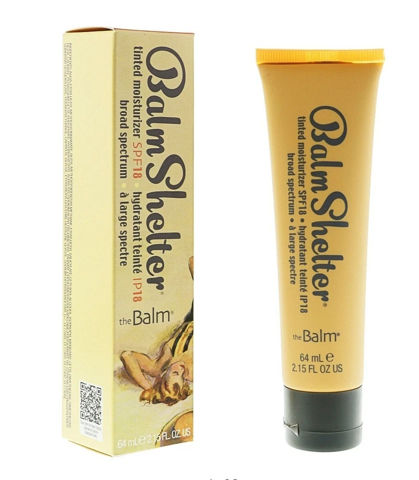 Balm Shelter Tinted Feuchtigkeitscreme SPF 18 Dark 2.15 FL oz/64ml NEW BOXED - Bild 1 von 1